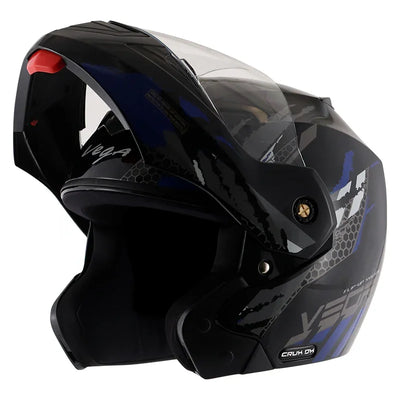Vega Crux Dx Flex Black Blue Helmet - Biker.Store - www.biker.store