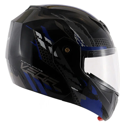 Vega Crux Dx Flex Black Blue Helmet - Biker.Store - www.biker.store