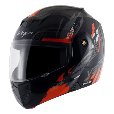 Vega Crux Dx Flex Black Orange Helmet - Biker.Store - www.biker.store