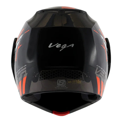 Vega Crux Dx Flex Black Orange Helmet - Biker.Store - www.biker.store