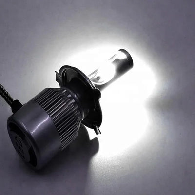 C6 ORIGINAL 6500K LED Headlight Conversion Bulb 72W H4 - Set of 2 (White) Type H4 - Biker.Store - www.biker.store