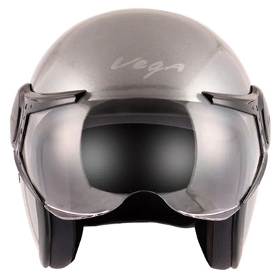 Vega JET W/Visor Anthracite Helmet - Biker.Store - www.biker.store