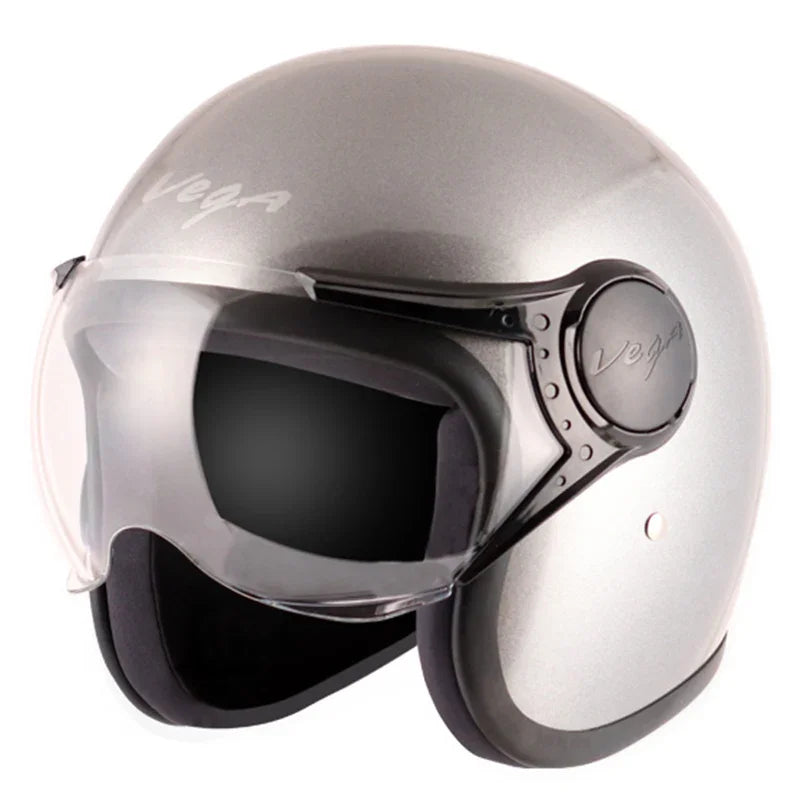 Vega JET W/Visor Anthracite Helmet - Biker.Store - www.biker.store