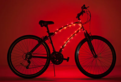 hjg Sunny Day RED IMPORTED Underglow PATCH LIGHTS (Front/Rear , Bike Body Lights) - PACK OF 4 - IP65 WATERPROOF DUSTPROOF SHOCKPROOF - Universal Decorative Light for all Motorbike, Car LED (12V, 1.5 W) (Universal For Bike, Universal For Car, Pack of 4) - Biker.Store - www.biker.store