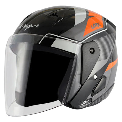 Vega Lark Legend Black Orange Helmet - Biker.Store - www.biker.store