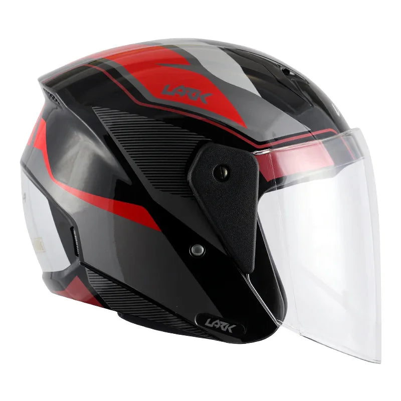 Vega Lark Legend Black Red Helmet - Biker.Store - www.biker.store