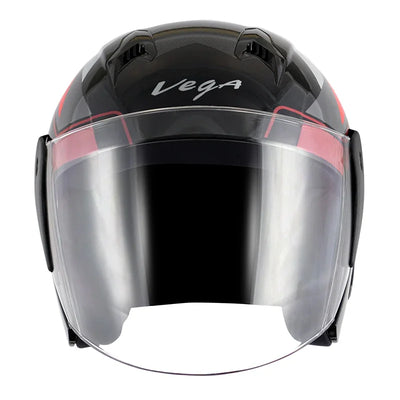 Vega Lark Legend Black Red Helmet - Biker.Store - www.biker.store