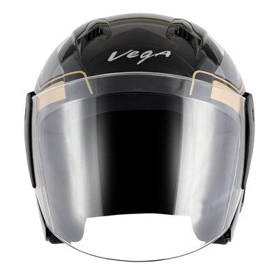 Vega Lark Legend Black Silver Helmet - Biker.Store - www.biker.store