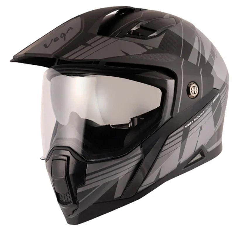 Vega Mount D/V MAX Black Anthracite Helmet - Biker.Store - www.biker.store