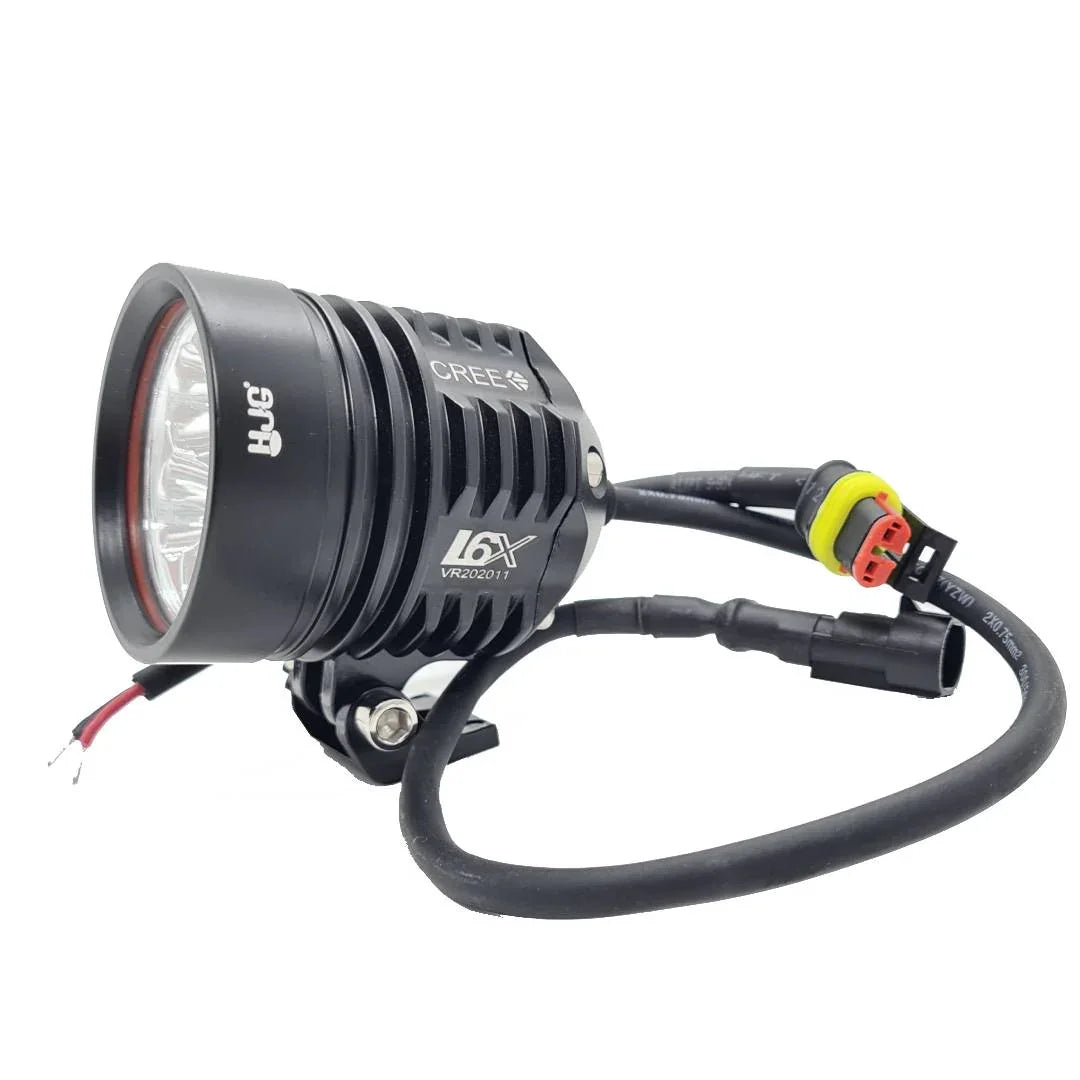 HJG 6 LED Projector Foglight Flood Lamp L6X 60W Cree 6 Led Auxiliary LAMP Flood Light Fog LAMP (12-80V DC) - Biker.Store - www.biker.store