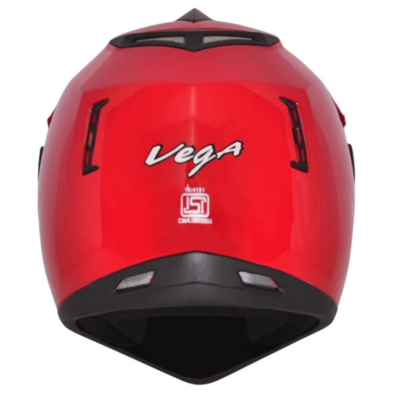 Vega Off Road D/V Red Helmet - Biker.Store - www.biker.store