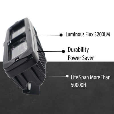 HJG S-13 LED Fog light 12V-80V 30W (1pc) - Universal For Car & Bike - Biker.Store - www.biker.store