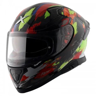 Axor APEX RACER D/V BLACK NEON YELLOW Helmet - Biker.Store - www.biker.store