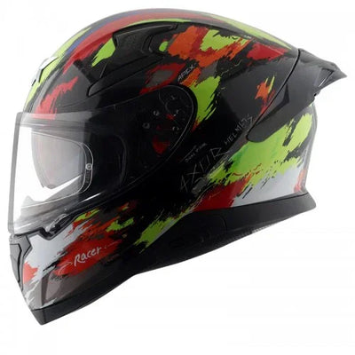Axor APEX RACER D/V BLACK NEON YELLOW Helmet - Biker.Store - www.biker.store