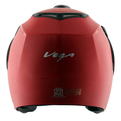 Vega Crux Open Face Red Helmet - Biker.Store - www.biker.store