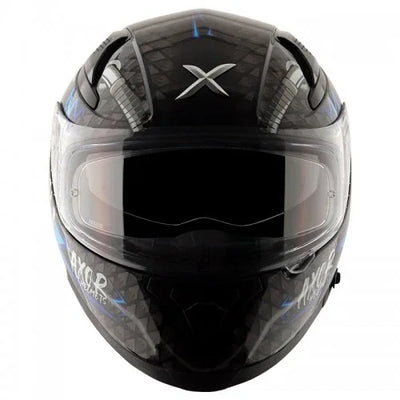 Axor APEX RIDEFAST BLACK BLUE Helmet - Biker.Store - www.biker.store