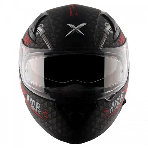 Axor APEX RIDEFAST DULL BLACK RED Helmet - Biker.Store - www.biker.store