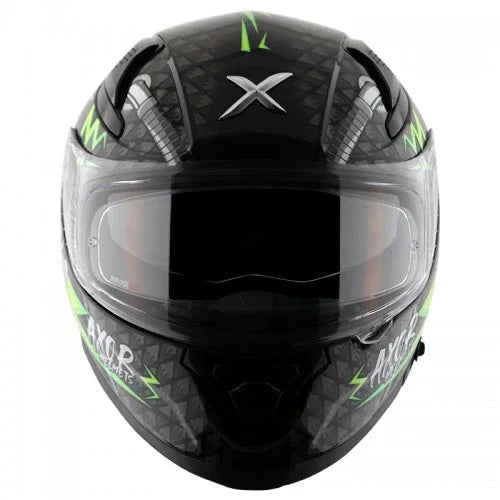 Axor APEX RIDEFAST BLACK NEON YELLOW Helmet - Biker.Store - www.biker.store