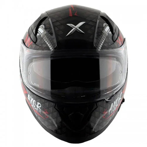 Axor APEX RIDEFAST BLACK RED Helmet - Biker.Store - www.biker.store