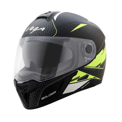 Vega Ryker D/V Bolder Dull Black Neon Yellow Helmet - Biker.Store - www.biker.store