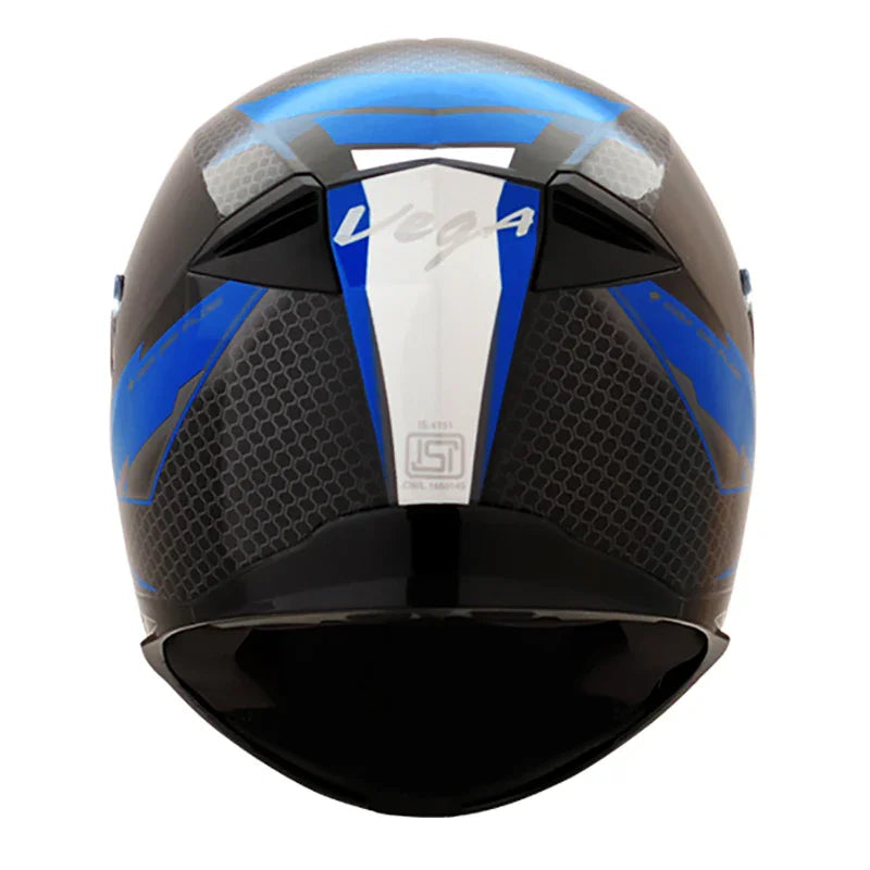 Vega Ryker D/V Bolder Black Blue Helmet - Biker.Store - www.biker.store