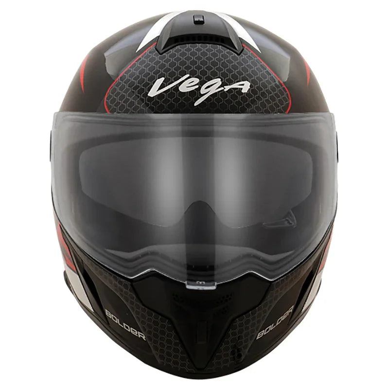 Vega Ryker D/V Bolder Black Red Helmet - Biker.Store - www.biker.store
