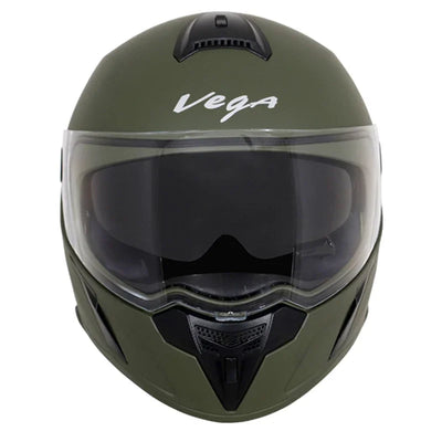 Vega Ryker D/V Dull Battle Green Helmet - Biker.Store - www.biker.store