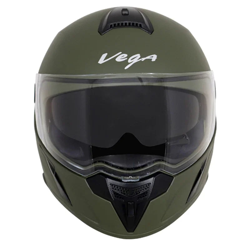 Vega Ryker D/V Dull Battle Green Helmet - Biker.Store - www.biker.store