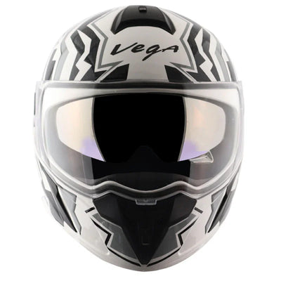 Vega Ryker D/V Elite White Grey Helmet - Biker.Store - www.biker.store