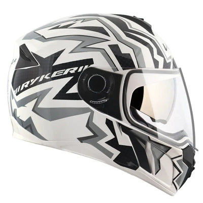 Vega Ryker D/V Elite White Grey Helmet - Biker.Store - www.biker.store