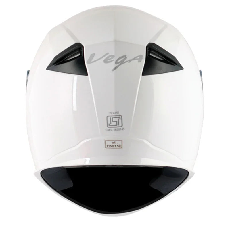 Vega Ryker D/V White Helmet - Biker.Store - www.biker.store