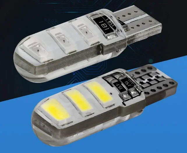 6 LED Parking Bulbs for Car & Bike (Set of 2) - White/Blue/Red/Green - Biker.Store - www.biker.store