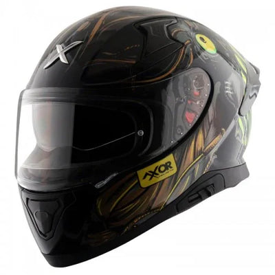 Axor APEX SEADEVIL D/V BLACK GOLD Helmet - Biker.Store - www.biker.store