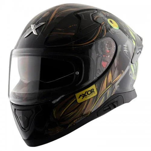 Axor APEX SEADEVIL D/V BLACK GOLD Helmet - Biker.Store - www.biker.store