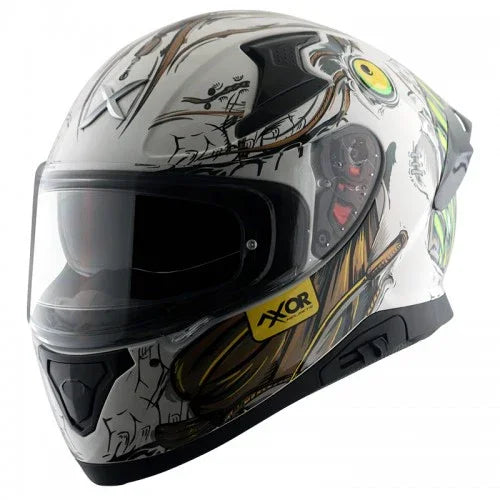 Axor APEX SEADEVIL D/V WHITE GOLD Helmet - Biker.Store - www.biker.store