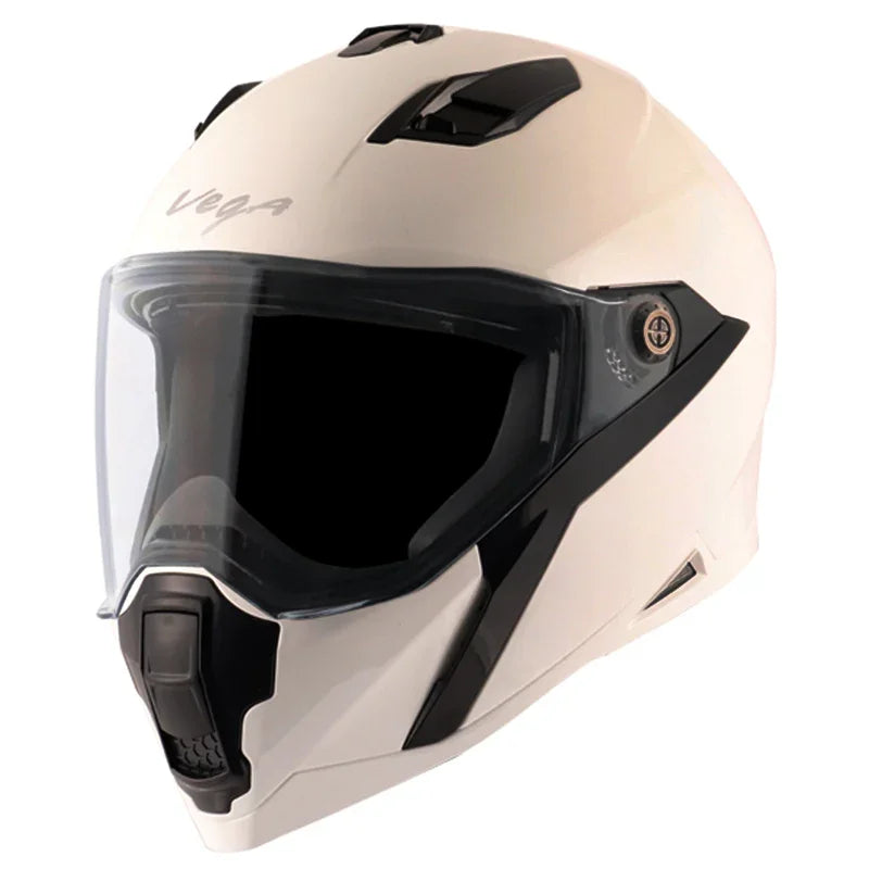 Vega Storm White Helmet - Biker.Store - www.biker.store