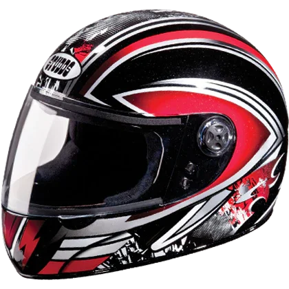 Studds Chrome D1 Decor Black N2 Helmet - Biker.Store - www.biker.store