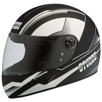 Studds Chrome D4 Decor Black N4 Helmet - Biker.Store - www.biker.store