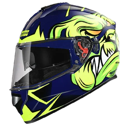 Studds DRIFTER D1 DECOR Blue N5 - Biker.Store - www.biker.store