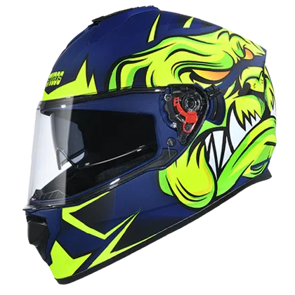 Studds DRIFTER D1 DECOR MATT Blue N5 - Biker.Store - www.biker.store