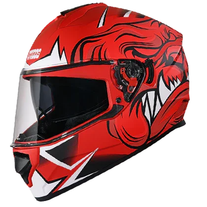 Studds DRIFTER D1 DECOR MATT Red N2 - Biker.Store - www.biker.store