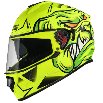 Studds DRIFTER D1 DECOR MATT Yellow N5 - Biker.Store - www.biker.store