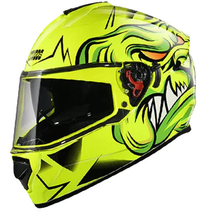 Studds DRIFTER D1 DECOR Yellow N5 - Biker.Store - www.biker.store