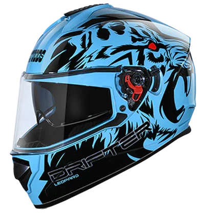 Studds DRIFTER D2 DECOR BLUE N9 - Biker.Store - www.biker.store