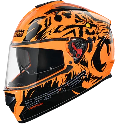 Studds DRIFTER D2 DECOR ORANGE N9 - Biker.Store - www.biker.store
