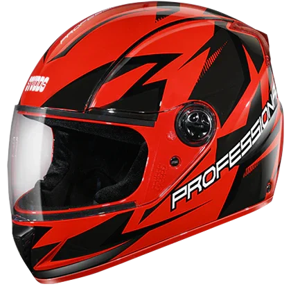 Studds Professional D1 Decor Red N9 Helmet - Biker.Store - www.biker.store