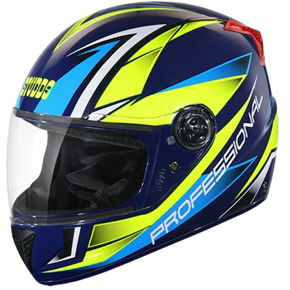 Studds Professional D2 Decor Blue N5 Helmet - Biker.Store - www.biker.store