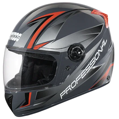 Studds Professional D2 Decor Grey N2 Helmet - Biker.Store - www.biker.store