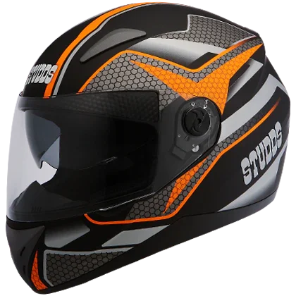 Studds SHIFTER D8 Decor Matt Black N10 - Biker.Store - www.biker.store
