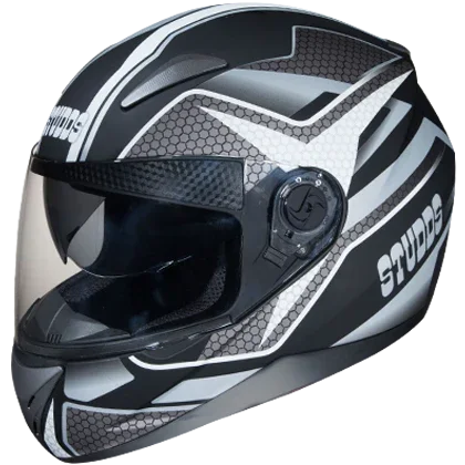 Studds SHIFTER D8 Decor Matt Black N4 - Biker.Store - www.biker.store